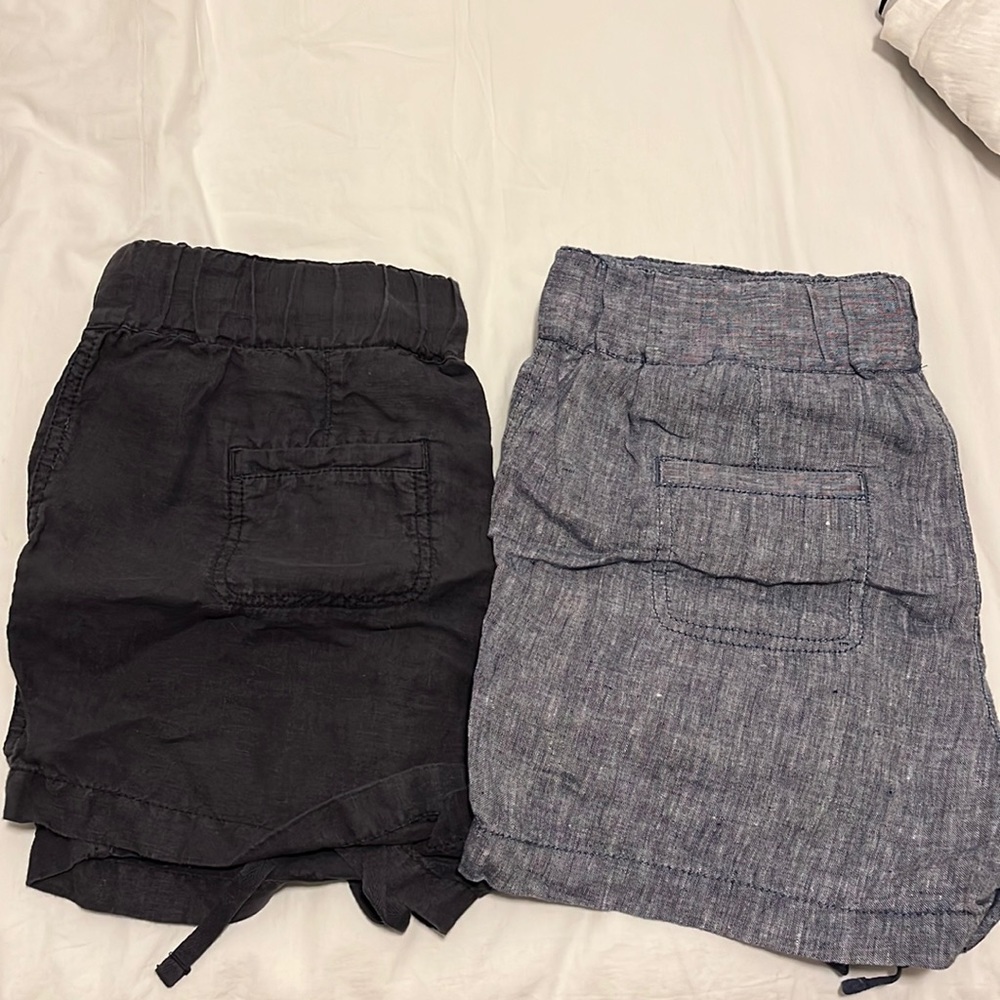 2 Pairs of Caslon Linen Shorts!!